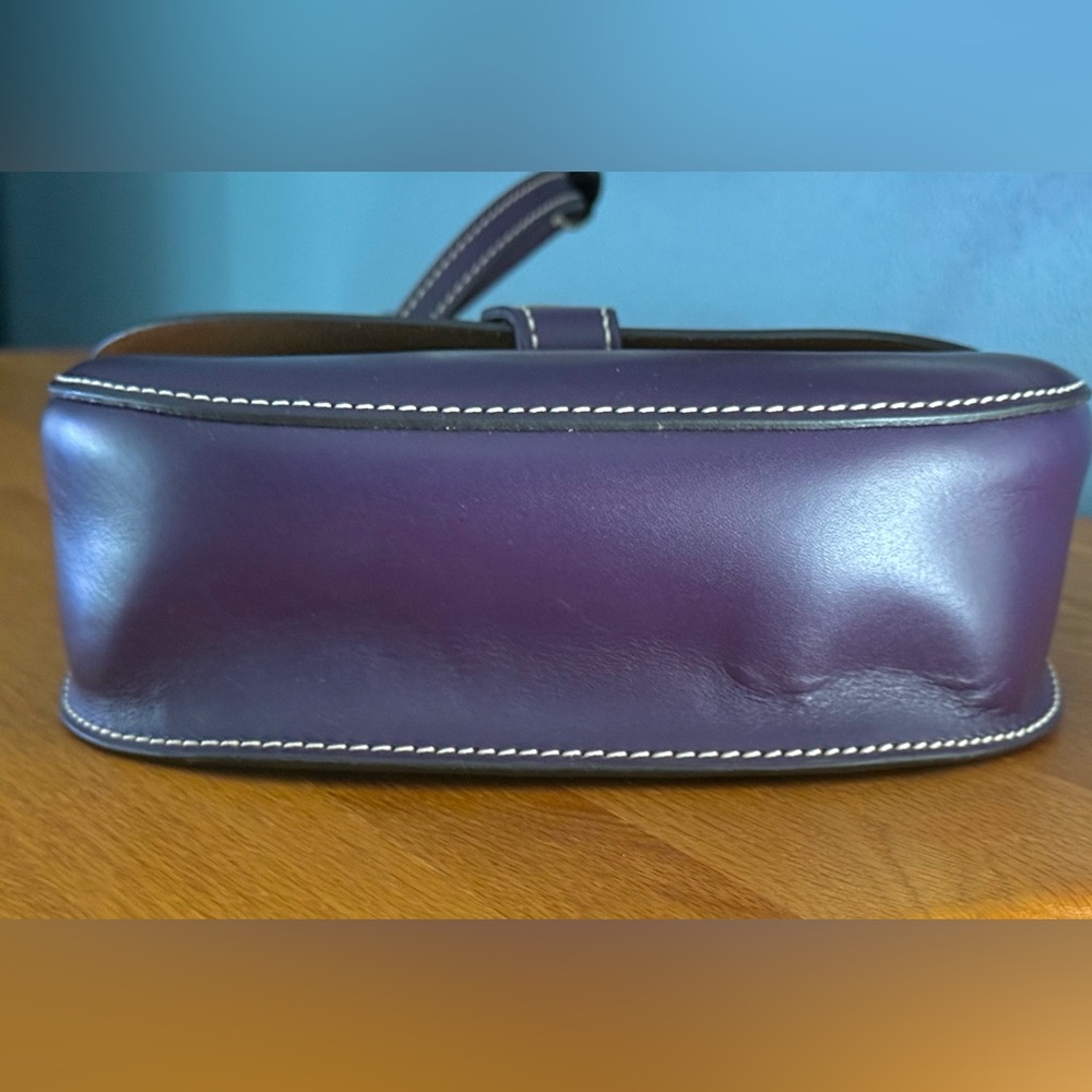 Dooney & Bourke Alto Collection Happy Bag Crossbody, Purple - Picture 7 of 9